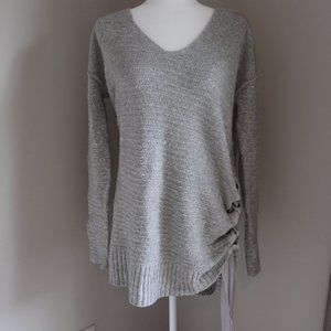 Free People Grey Knit Sweater